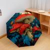 1 PC Automatic Folding Umbrella - Beautiful Mushrooms Pattern, Portable & Foldable Design with 8 Ribs, Christmas Birthday Gifts