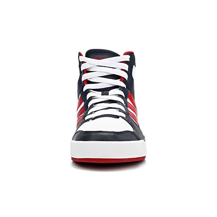 Adidas Neo Avenger Non-Slip Breathable Mid-Top Skate Shoes Men Skate Shoes White Red Blue F38563