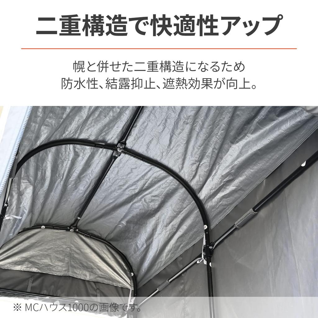 Daytona Motorcycle Garage Optional Item MC HOUSE 1300 Inner Roof Cover Condensation Prevention 31357 (MC House)