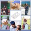 FINGERINSPIRE 50 Pcs Paper Hat Shaper Insert for Baseball Caps White Hat Inner Support Baseball Bump Cap Holder Flexible Long Lasting Hat Shaper