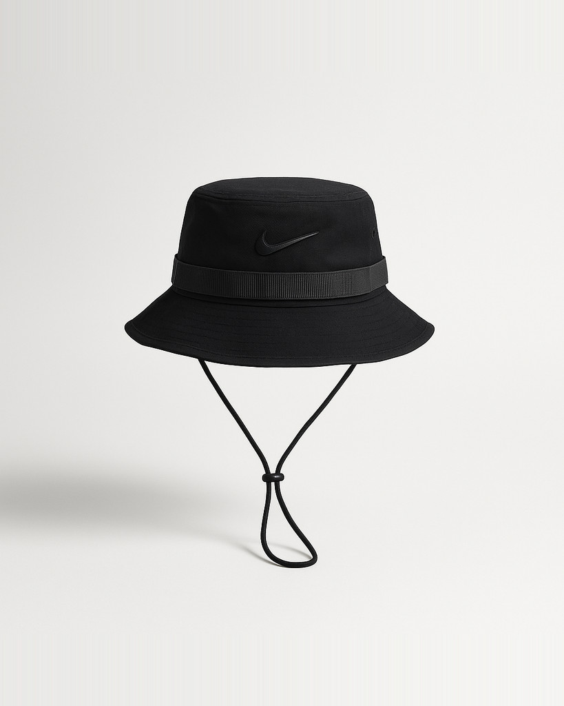 Nike Embroidered Eyelet Bucket Hat Unisex Hats Black FB5621-010