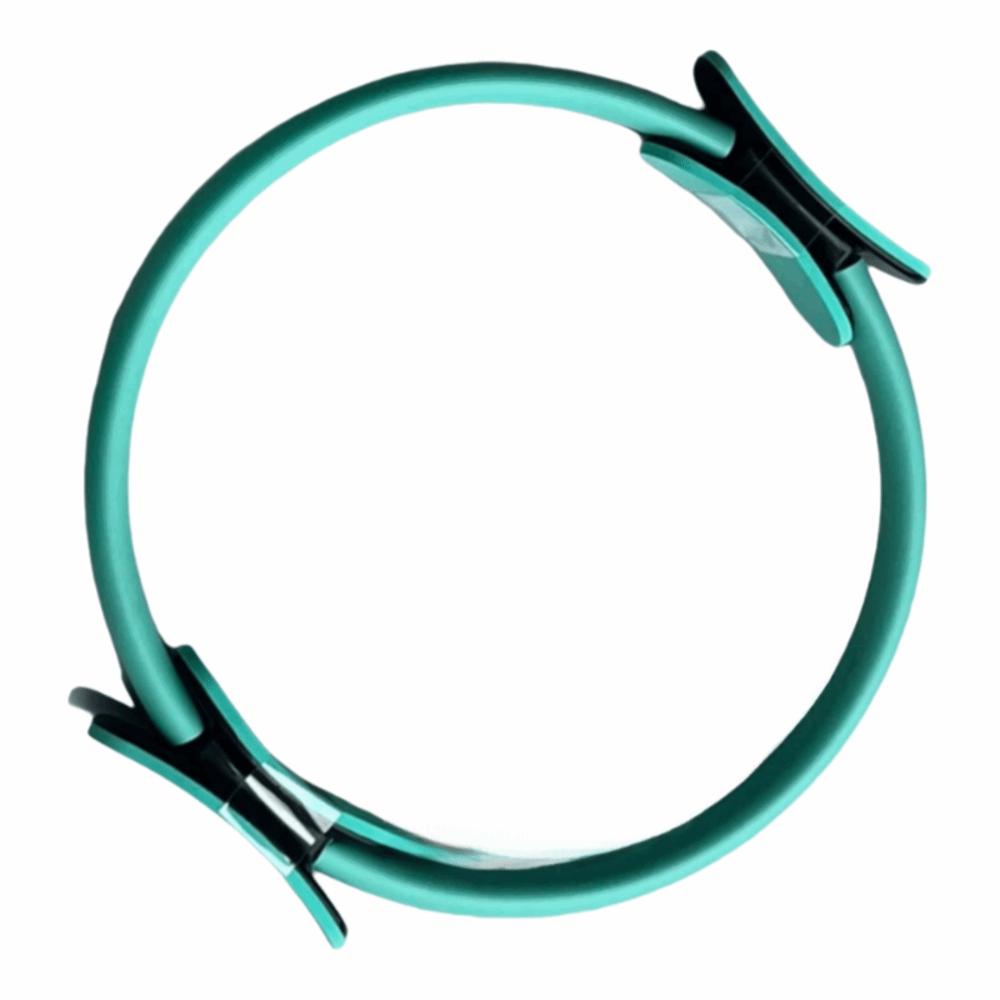 Fiberglass Pilates Ring Non-Slip Grip Resistance Circle Shaping Yoga Ring  Exercise Equipment