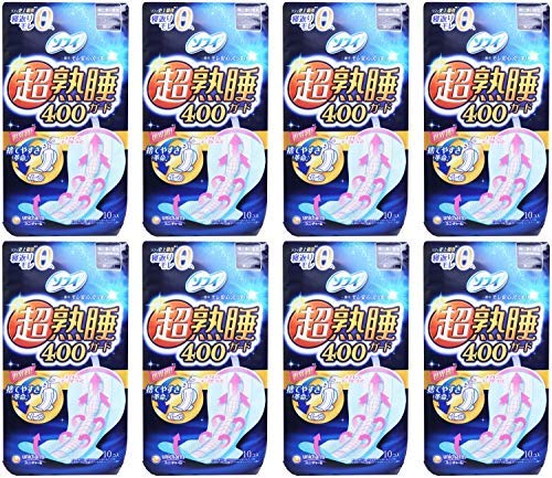 

Sophie Super Deep Sleep Guard 400 10 листов салфеток для ночи [Оптовая закупка] (с лентой в комплекте) [Санитарное использование] [x8 шт.]