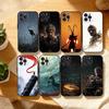 M-Monkey B-Black Myth Phone Case For iPhone17,16,15,14,13,12Plus,Pro Max,XS,5G Soft Silicone Black Cover