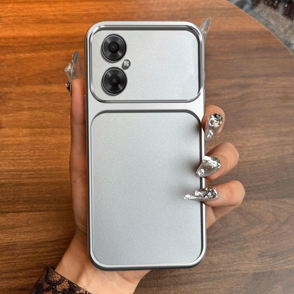 Case for Xiaomi Redmi Note 12 5G POCO X5 Metal Texture Matte Back Soft TPU Bumper Shockproof Cover