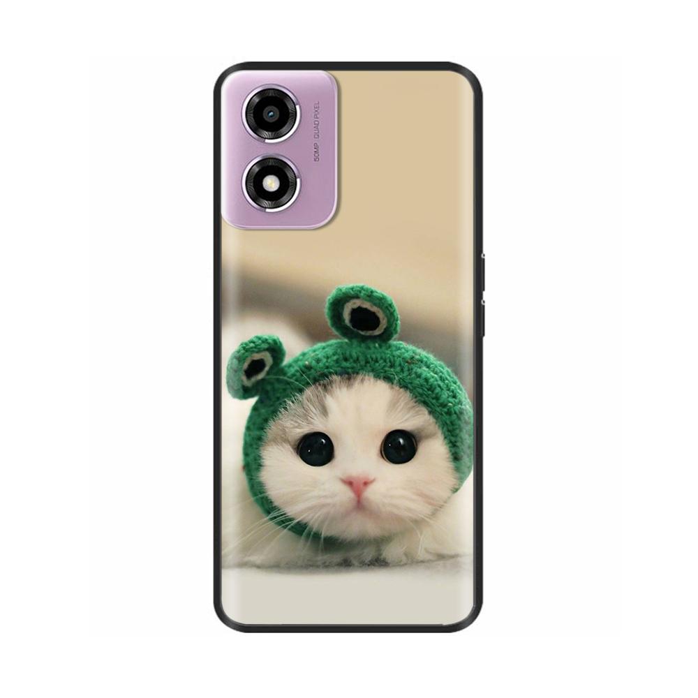 Phone Case For Motorola Moto E14 Case Soft TPU Painted Back Cover For Motorola E14 E 14 MotoE14 Full Protective Phone Shell Capa