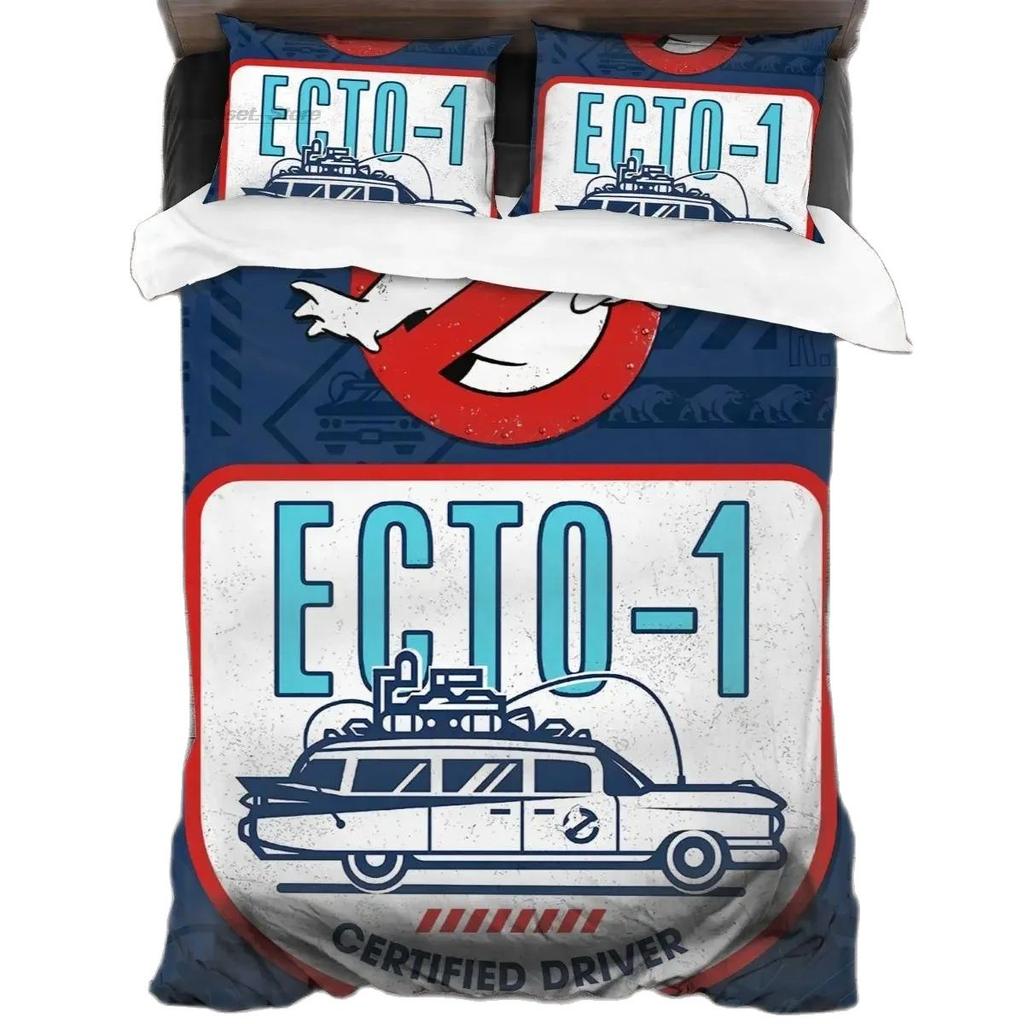 G-Ghostbusters Bedding Set 3D Printed Film Characters Cover Duvet for Adult Children Single Twin Full Queen King Size Bed Set