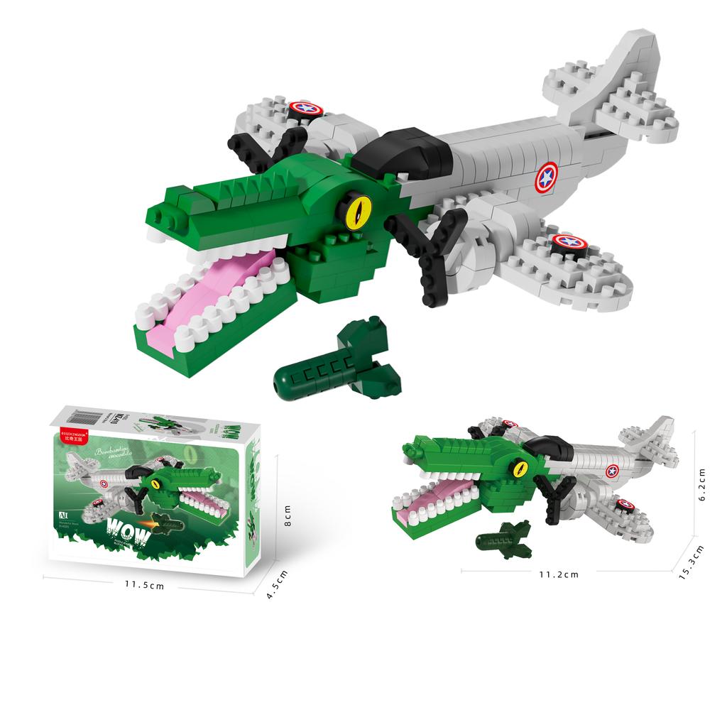 Funny Shark The Classic of Mountains and Seas Creative Building Blocks Action Fiqure Tralalerotralala TungTungTung Sahur Blocks