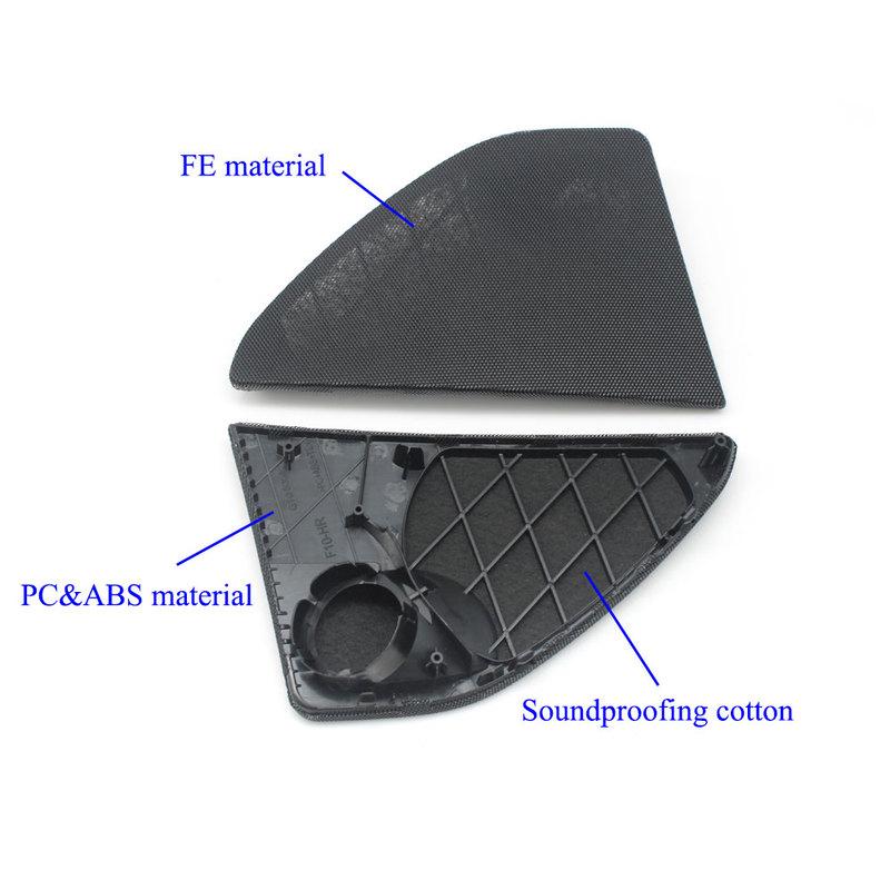 Interior Car Door Loudspeaker Cover Rear Left Right Horn Sound Audio Speaker Grille Panel For BMW 5 Series F10 F11 2010-2016