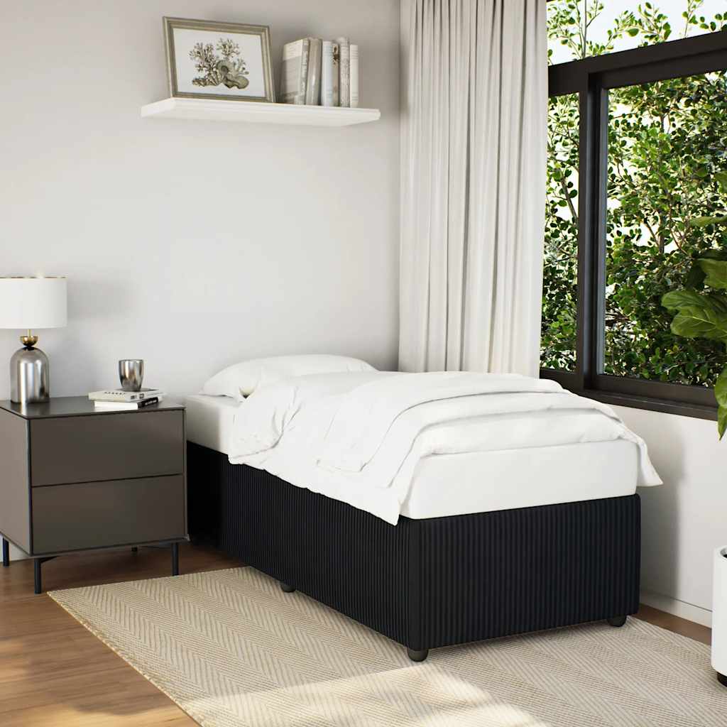 Bed Frame Black 80x200 Cm Velvet