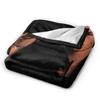 Soft Warm Blanket Travel Office Heated Rivalry Throw Blanket  Flannel Bedspread For Couch Bed Novelty Sofa Bed Cover