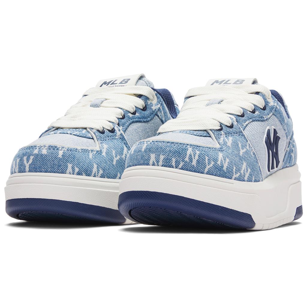 New MLB Chunky Liner Slip Resistant Low Top Skateboard Shoes Unisex Blue 3ASXCDC4N-50BLS