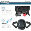 LEAD Motorcycle Helmet Semi-Jet SERIO RE-35 Half Matte Black Free Under 57~60cm