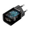 Netzladegerät Baseus Super Si Quick Charger 1C 25W Mit USB-C zu USB-C Kabel 1M (Schwarz)