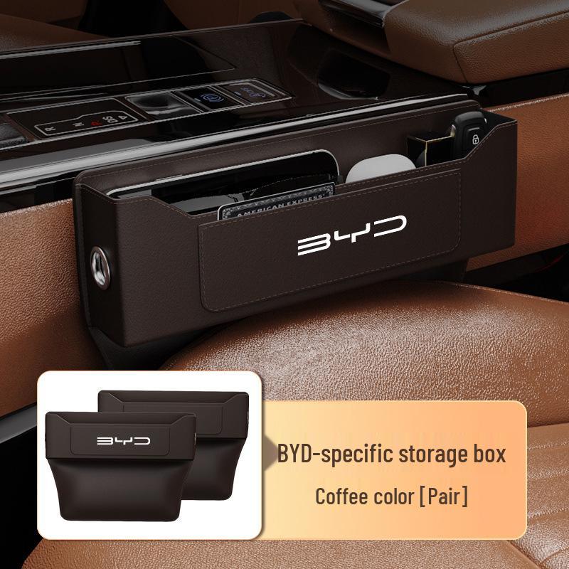 BYD Car Seat Gap Storage Box for Song PLUS, Qin, Han, Tang, Yuan, Dolphin, Seal, Frigate 07