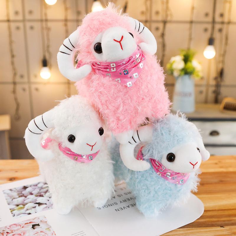 Cute simulation sheep doll doll lamb plush toy girl children girl gift cute birthday gift