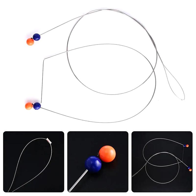 1 stk Auto Trekkline Og Lasso Verktøy Låsesmedrekvisitter Rekvisitter Rustfritt Stål Stålwirekule For Bildørlåsåpnerverktøy