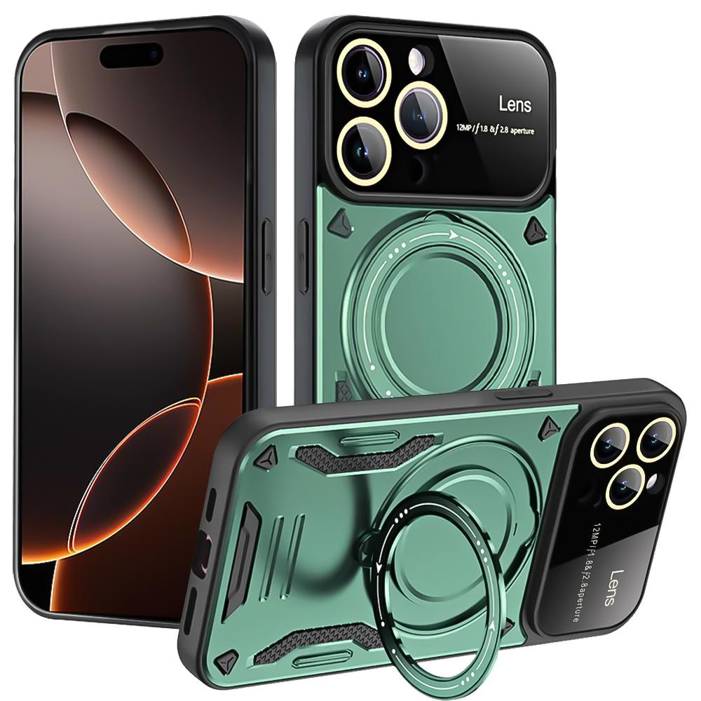For iPhone 17 Pro Max Air Magnetic Ring Stand Cases For iPhone 16 13 12 11 Pro Max 15 14 Plus For Magsafe Shockproof Phone Cover