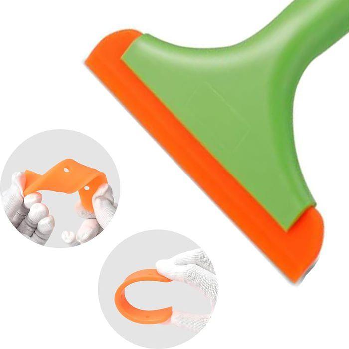 3 Pièces Extracteurs De Vitres en Silicon, Raclette en Silicone pour Vitre, Petite Taille pour Voiture Raclette