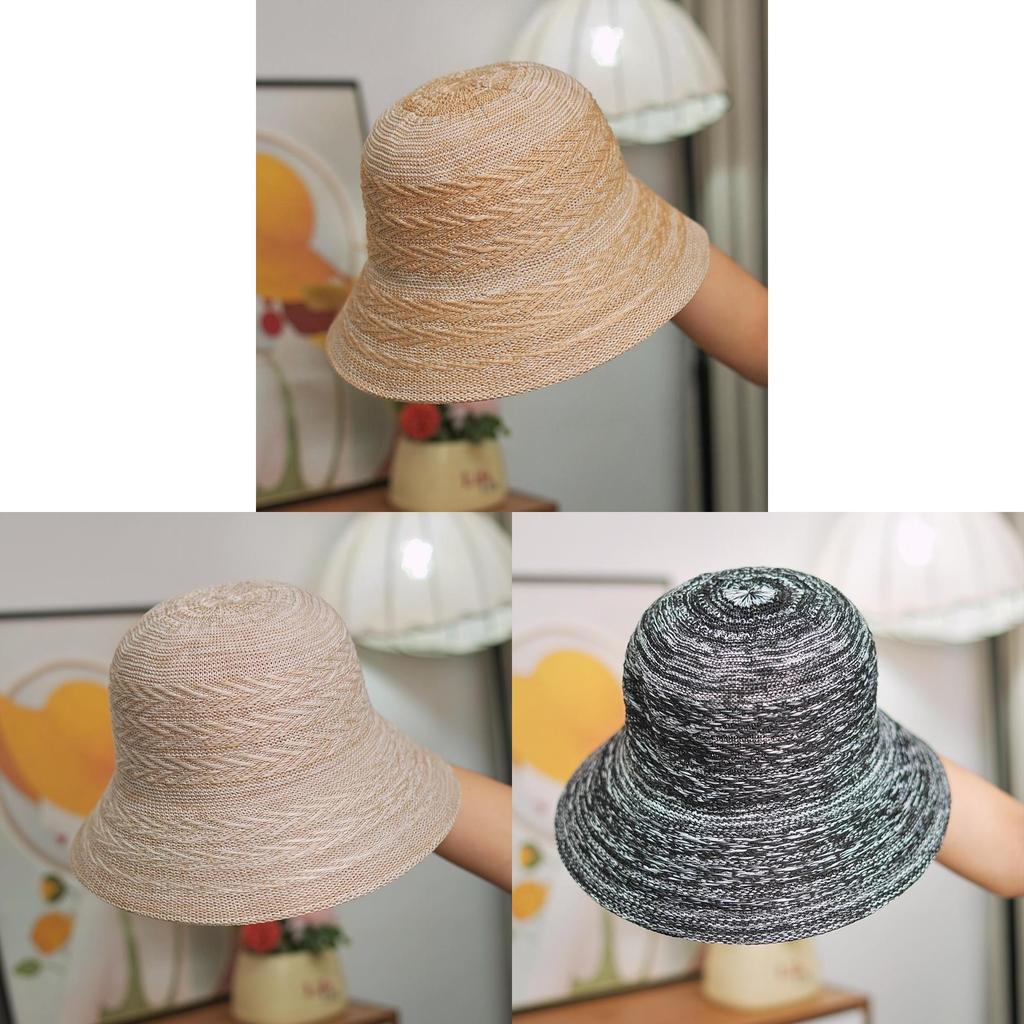 Summer Fashion Bucket Hat With Breathable Polyester And Wide Brim For Women