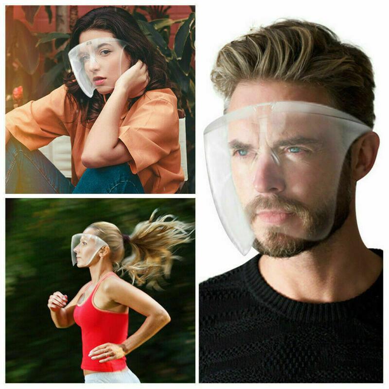 1 pcs Transparent Face Shield Protective Clear Face Cover Glasses Visor Anti-Fog