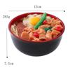 Creative Udon Noodle Bowl Ramen Piggy Bank for Film and Photography Props