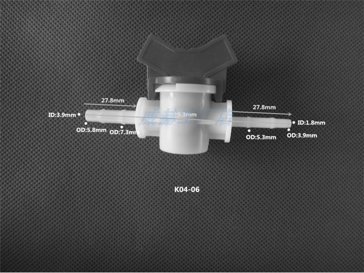 Plastic Quick-Connect Hose Ball Valve with Reducer and Flow Control