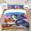 Tom Jerry Hug Print 3Pcs Bedding Setduvet Cover With 2 Bedropillowcase Home Birthday Gift