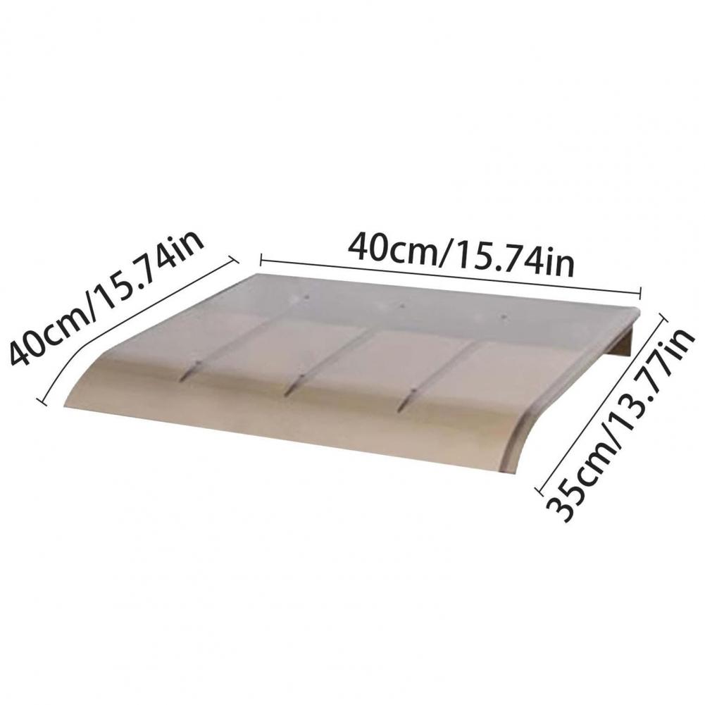 Vchodová stříška Odolná venkovní stříška nad dveře Markýzový kryt pro balkon Vchod Průhledná stříška Střecha pro přední