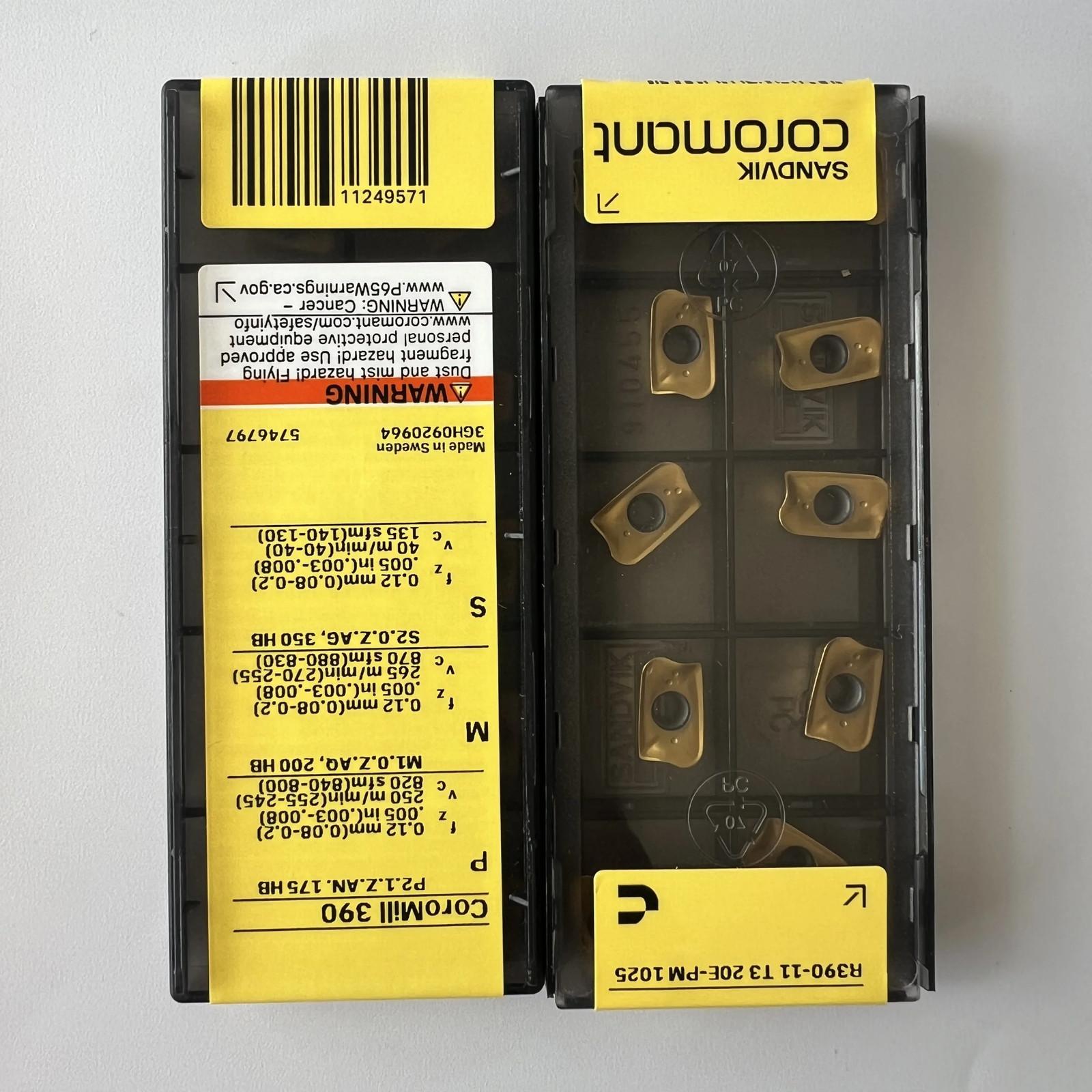 

SANDVIK / R390-11T320E-PM 1025 / Industrial indexable Carbide Inserts 10 Pcs