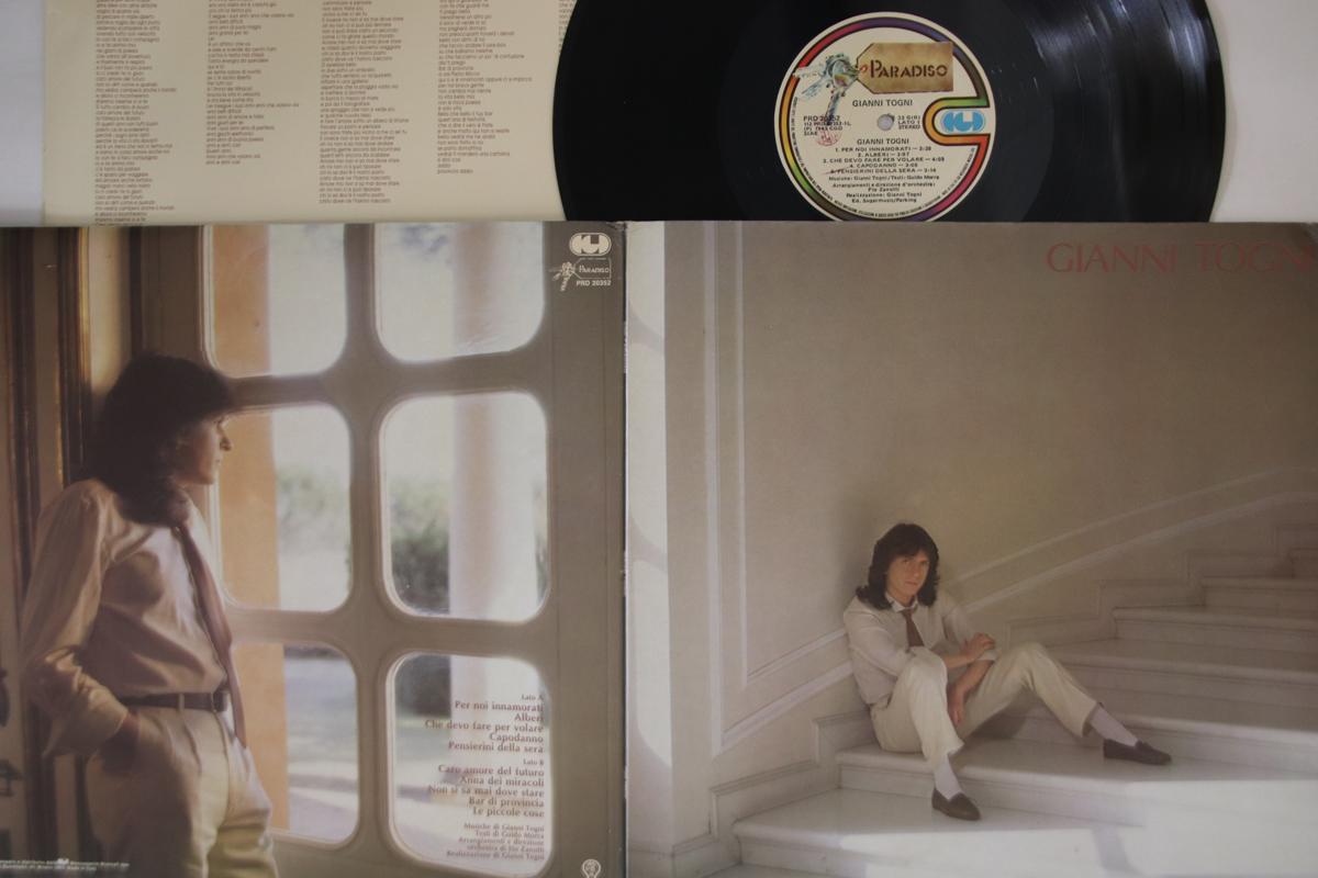 

LP Record GIANNI TOGNI - Gianni Togni PRD20352 CGD 1983 Italy Pop Used