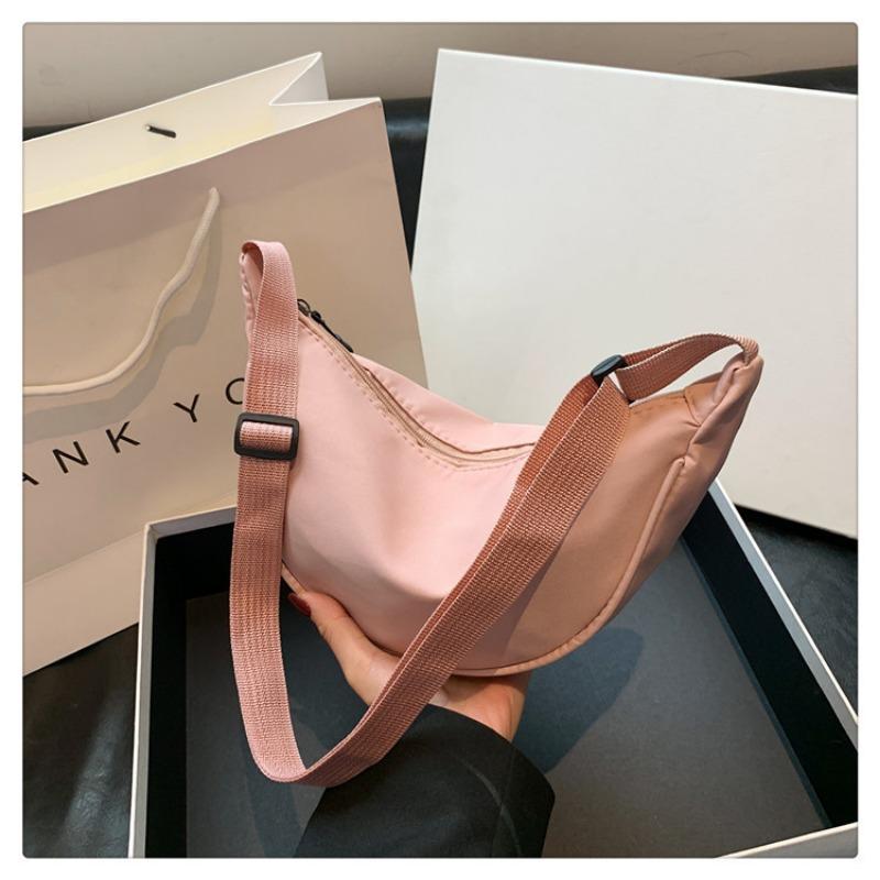 New nylon bag simple fashion messenger dumpling bag trend versatile student casual shoulder women's bag