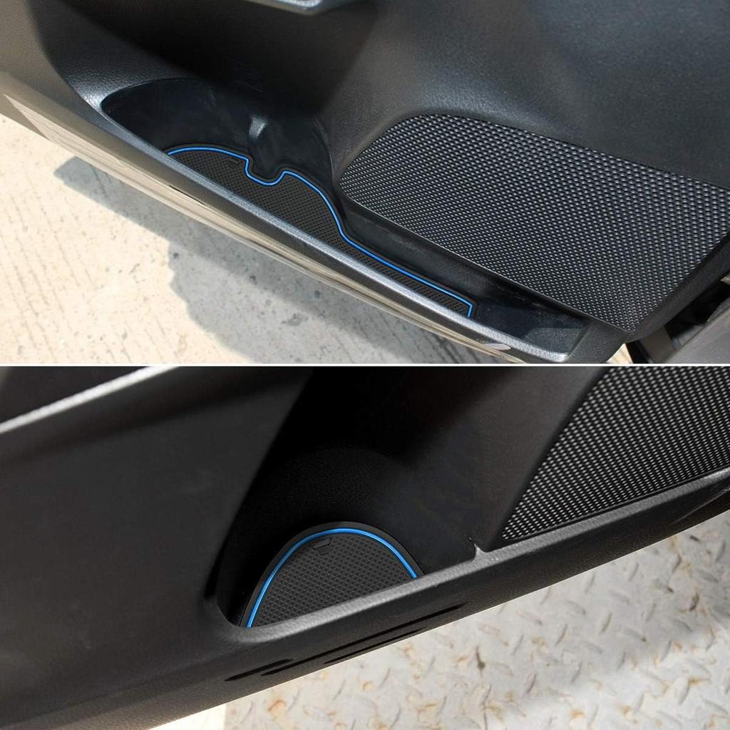 auovo Anti Dust Mats for Toyota RAV4 Accessories 2013 2014 2015 2016 2017 2018 Interior Fit Cup Holder erts Door Liners (13pcs/Set) (Blue)