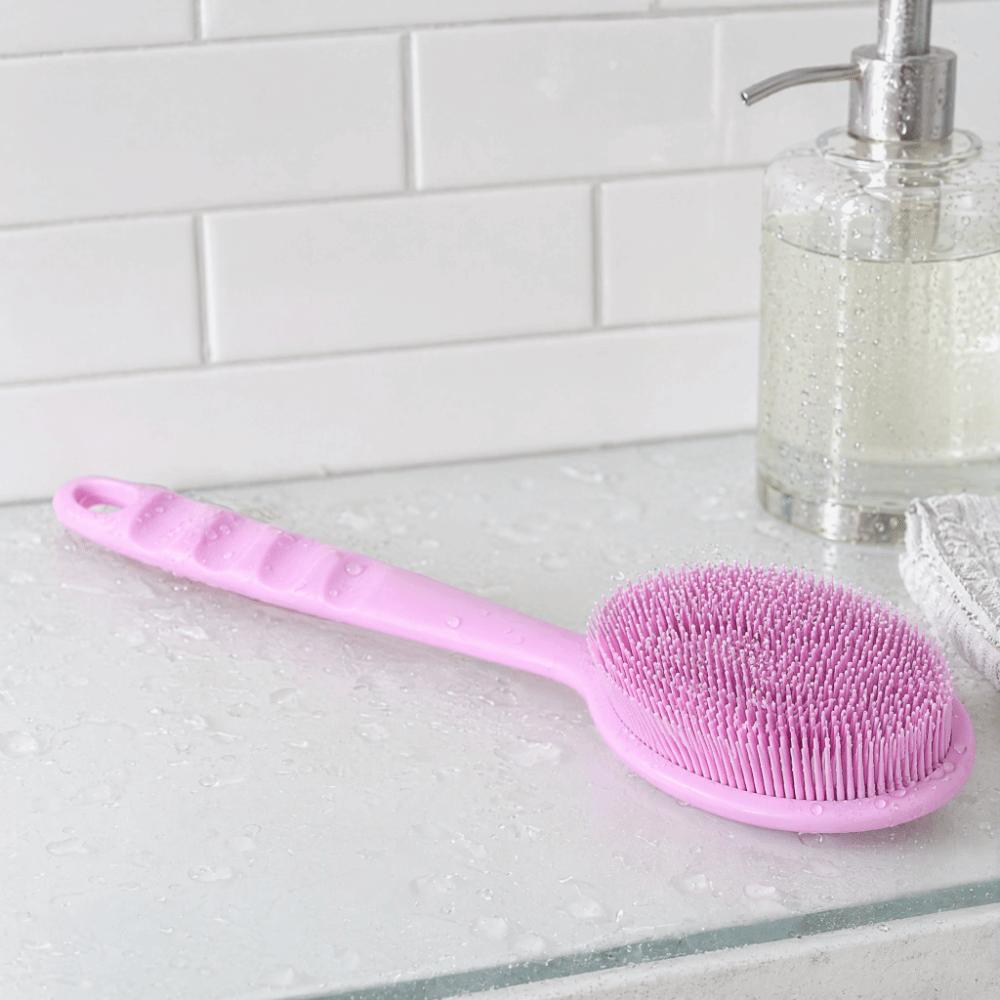 PP Silicone Body Scrubber Brush Multi-Functional Shower Cleaning Brush Bath Brush Kitchen Cleaning