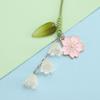 Tulpenblumen Handystraps Anhänger Niedlich Für iPhone Kurzes Lanyard Handschlaufe Niedlicher Schlüsselanhänger Handy-Riemen Mode-Anhänger