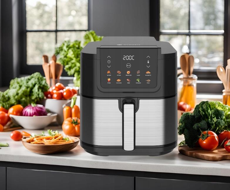 8L Air Fryer BYRGEN Large Bowl
