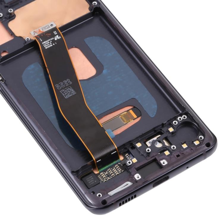 Originaal Dynamic AMOLED materjalist LCD ekraan ja puutepaneel täielik komplekt koos raamiga Galaxy S20 4G SM-G980 jaoks