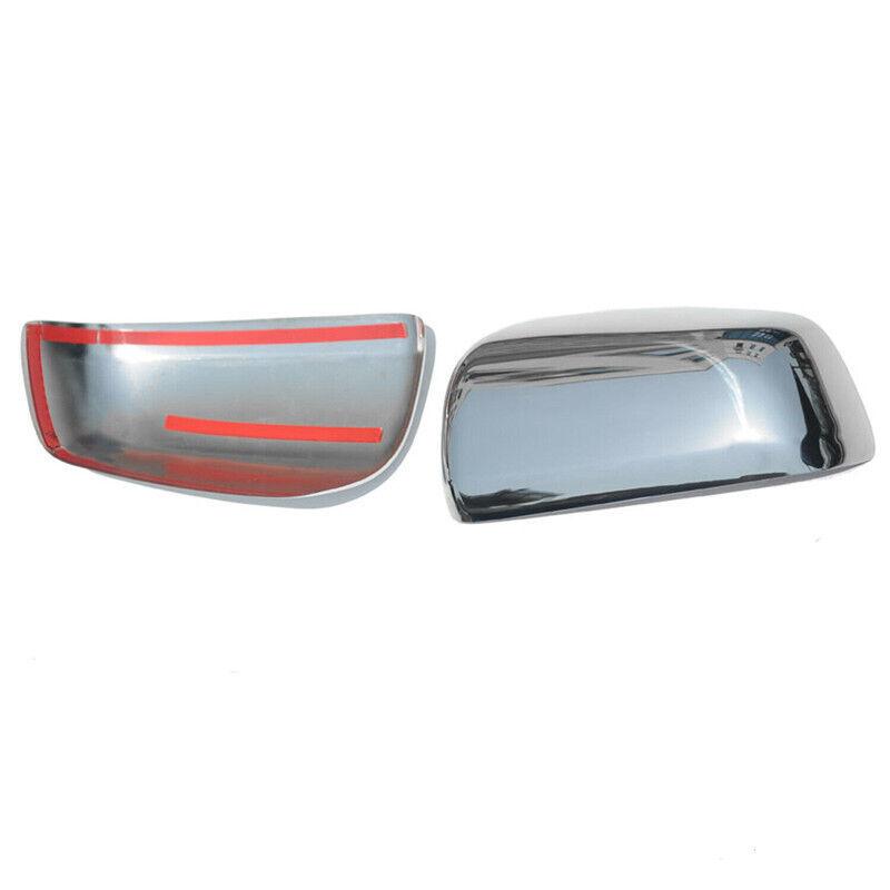 For Mitsubishi Lancer EX EVO 2009-2012 Chrome Side Door Rearview Mirror Cover Cap Trim Shell Sticker Car Styling Accessories