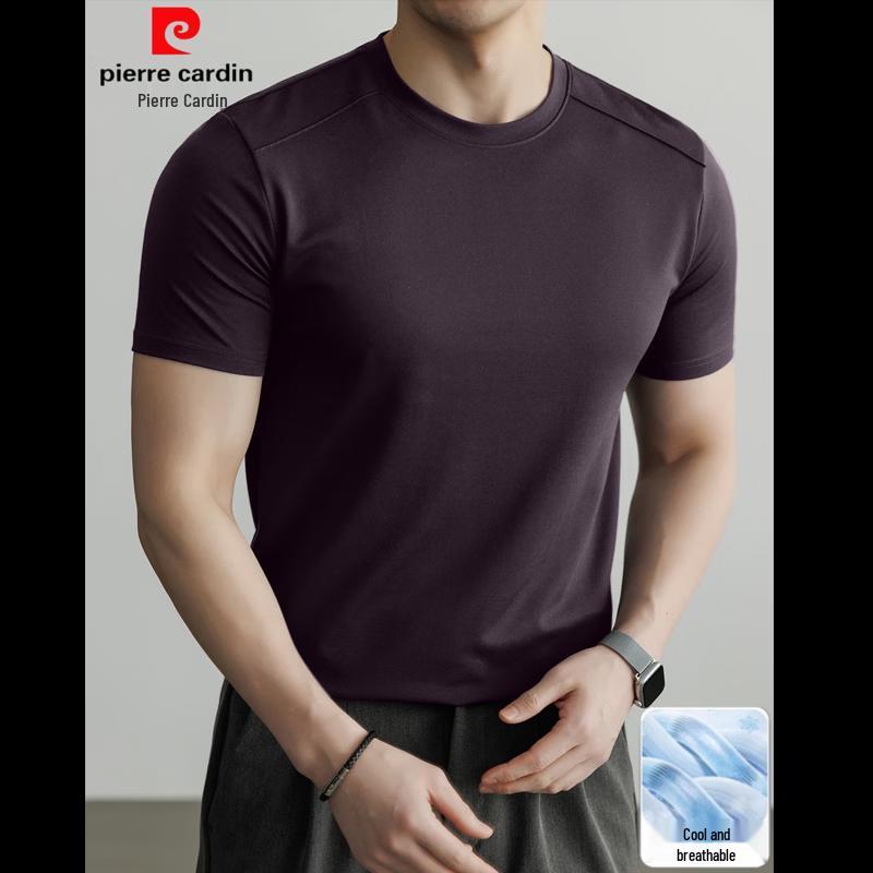 Pierre Cardin Men s 2026 Summer Round Neck Short Sleeve T-Shirt 2XL