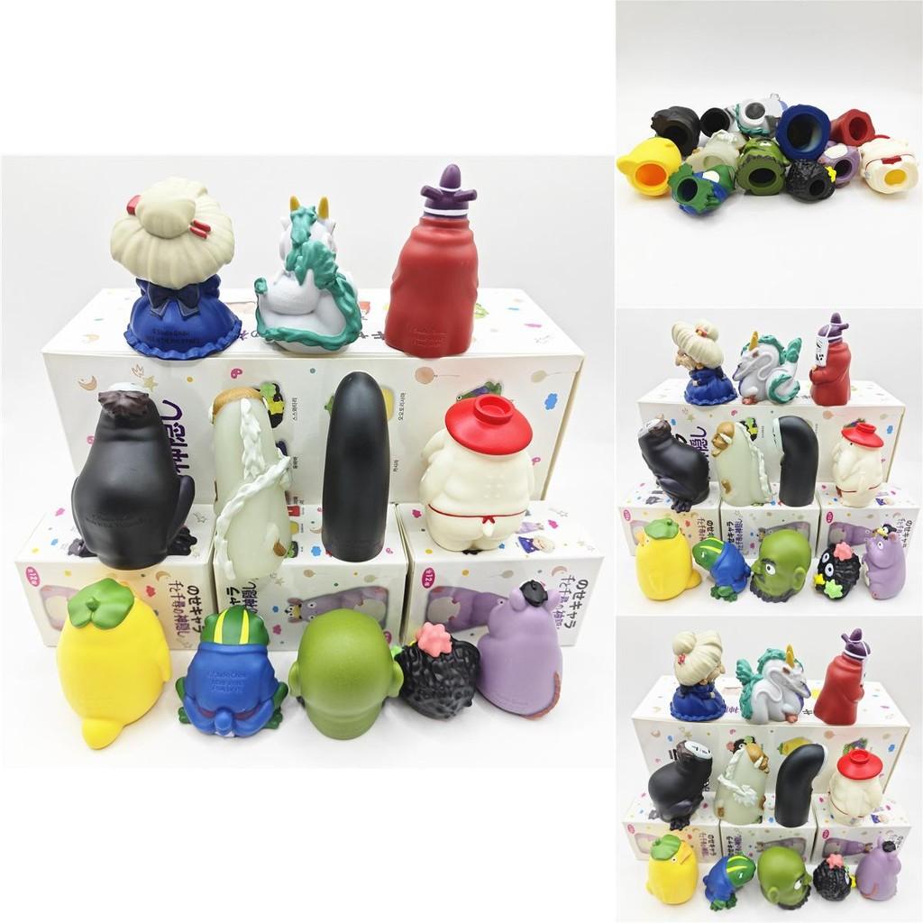 Spirited Away Ghost Character Toy Set Featuring No Face Man For Anime Fans