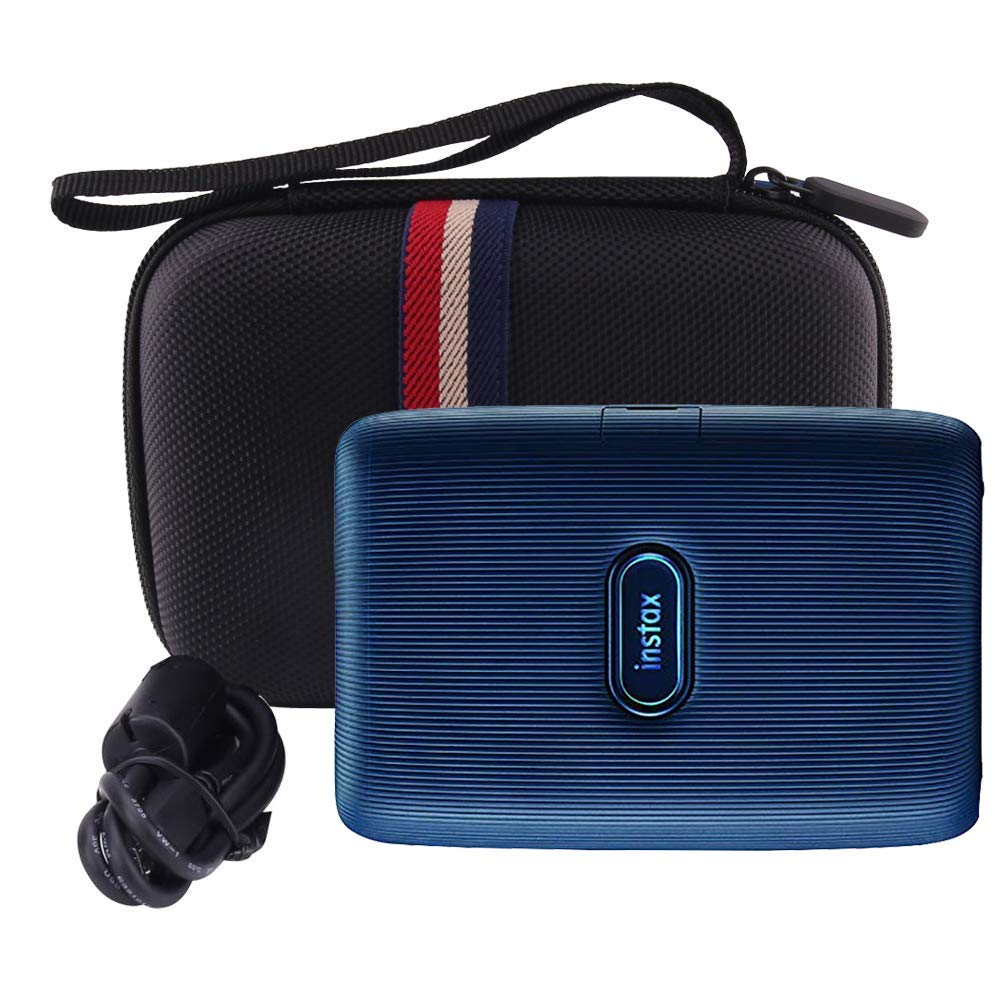 Protective Storage Case for Fujifilm Instax Mini Link3/FUJIFILM Instax Mini Link Instax, Smartphone, and Printer - Waiyu JP (Black)
