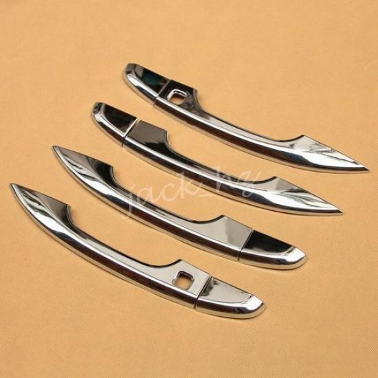 Chrome Door Handle Strip w/ Keyless Cover For Honda Accord 2018- Accessories