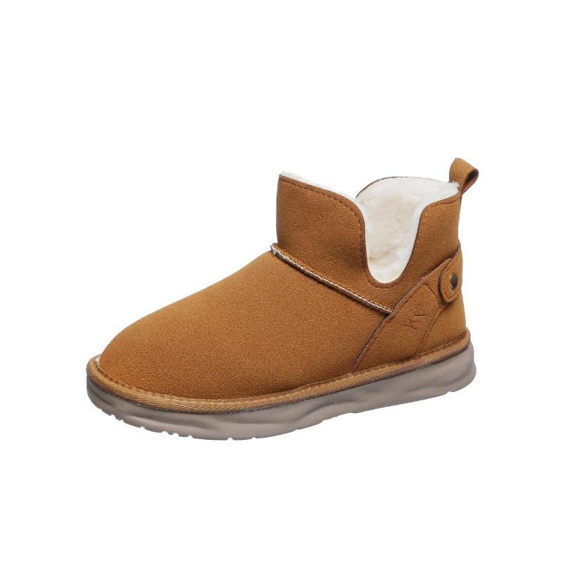 Fashion Winter Women's Short Plush Warm Snow Boots Faux Fur Ankle Boots for Women 2024 Casual Low Heel Short Boots