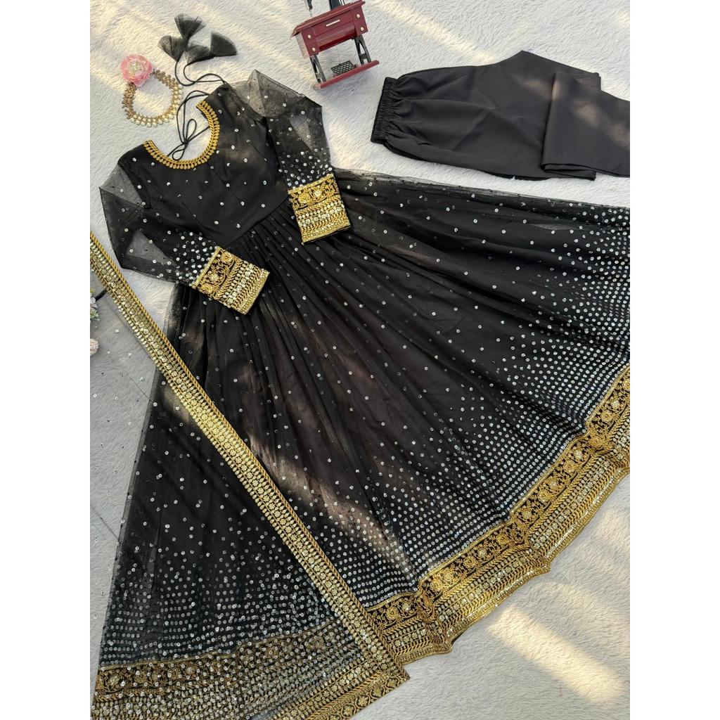 Look de Fiesta Ropa de Fiesta Traje Anarkali Traje Salwar Kameez Indio Pakistaní Vestido
