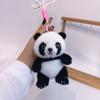 Cute Panda Plush Toy Keychain Bag Charm Doll Pendant Gift With Custom Printing