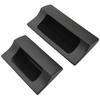 Black/Ivory Plastic Concealed Handle - Hidden/Recessed Pull Handle (AP-183 Series)