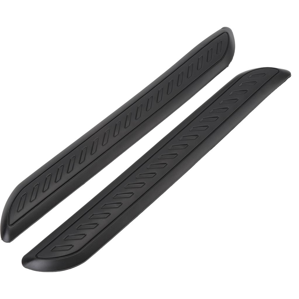 2 stk Støtfangerbeskyttelseslist Venstre Høyre Blank Svart Sterk Beskyttelse Gummi Støtfangerbeskytter Deksel for