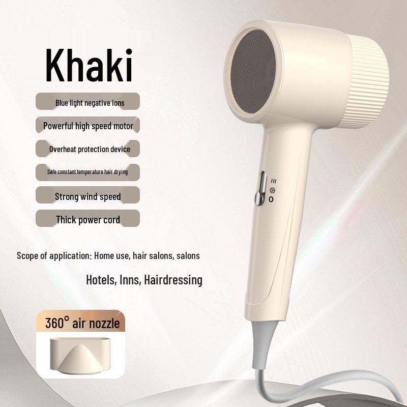 High Power Blue Light Negative Ion Hair Dryer with Strong Wind