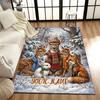 1PC Custom Name Winter Wildlife Theme Floor Mat Ideal for Living Room, Game Rooms, Office, Bedroom,Floor Mat Playful Design