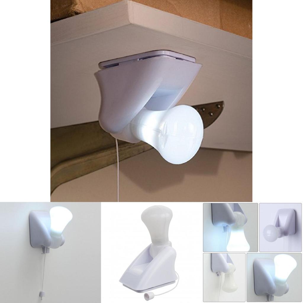 Modern Simple Mini Pull Cord Night Light For Cabinets And Bedside Use